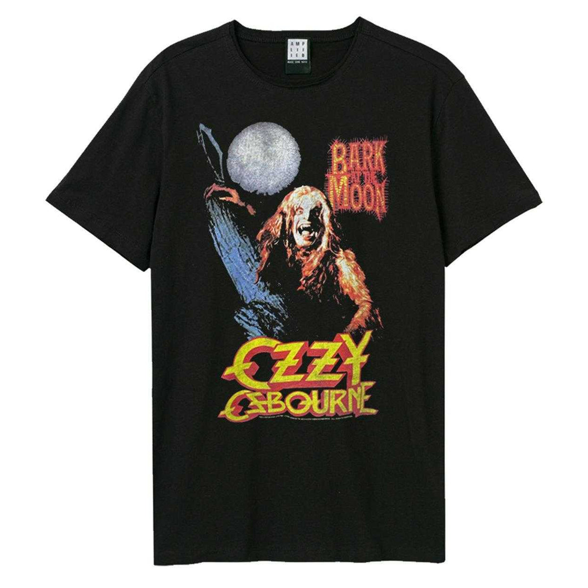 Black - Front - Amplified Unisex Adult Bark At The Moon Ozzy Osbourne T-Shirt