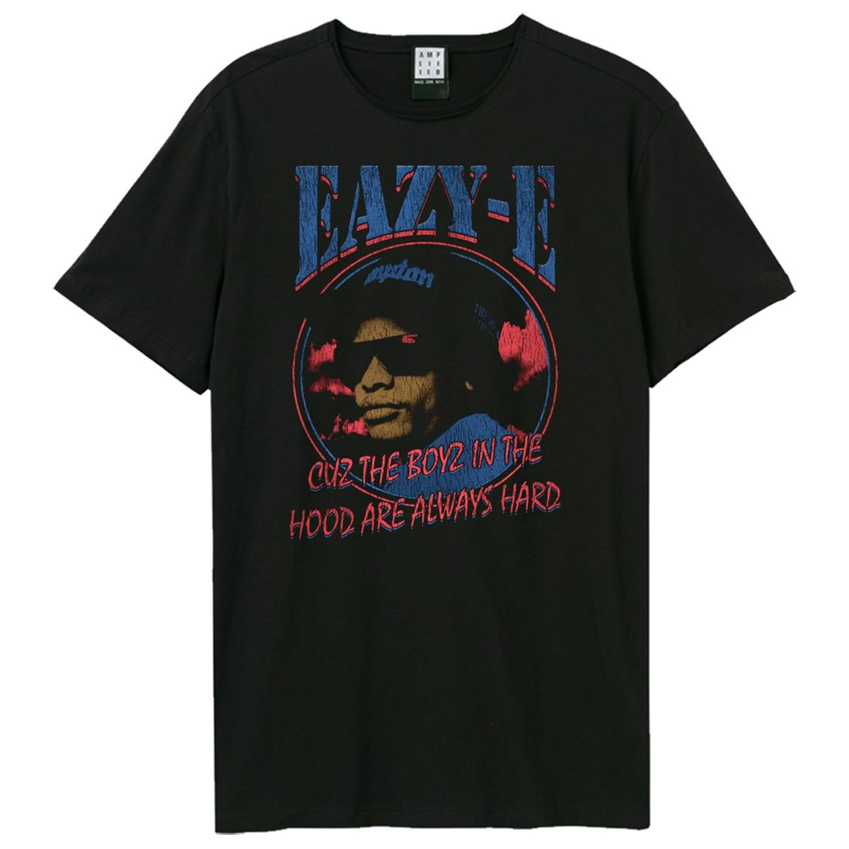 Black - Front - Amplified Unisex Adult Boyz In The Hood Eazy-E T-Shirt