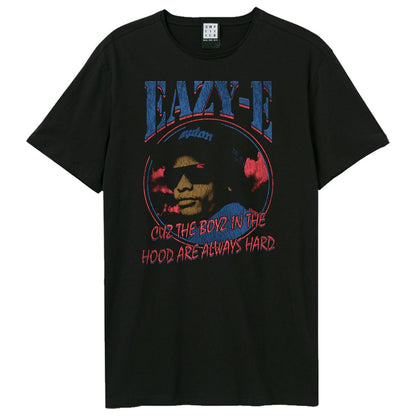 Black - Front - Amplified Unisex Adult Boyz In The Hood Eazy-E T-Shirt