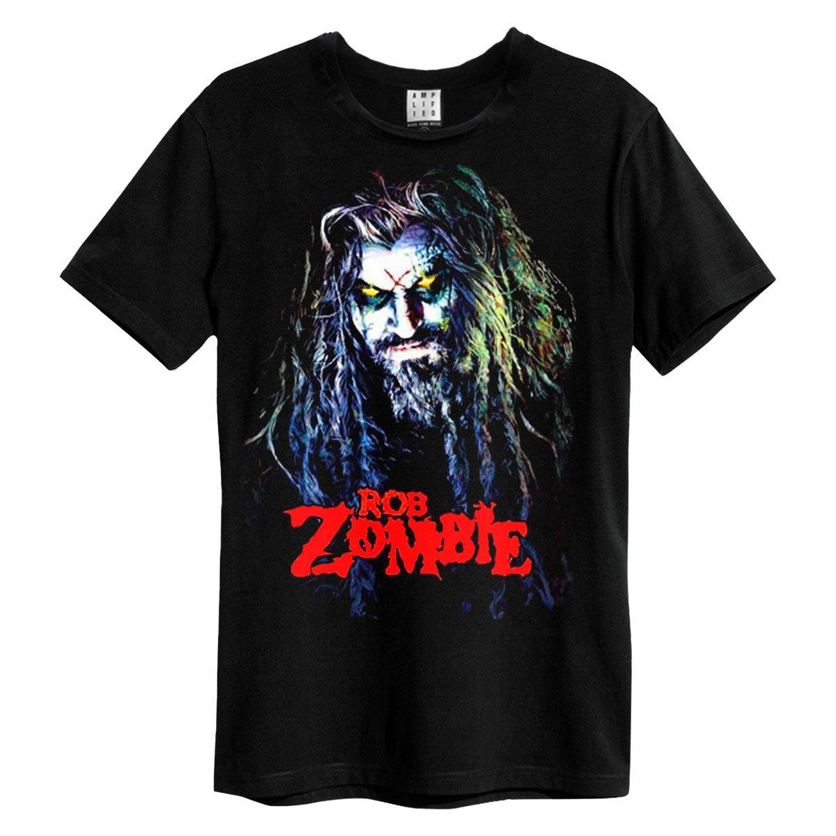 Black - Front - Amplified Unisex Adult Dragula Rob Zombie T-Shirt
