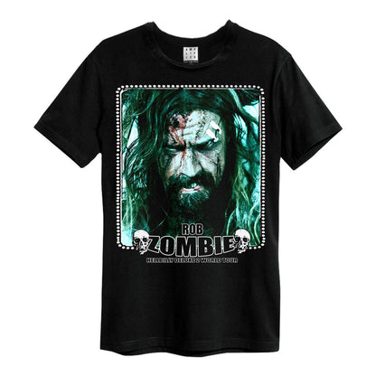 Black - Front - Amplified Unisex Adult Hellbilly Rob Zombie T-Shirt