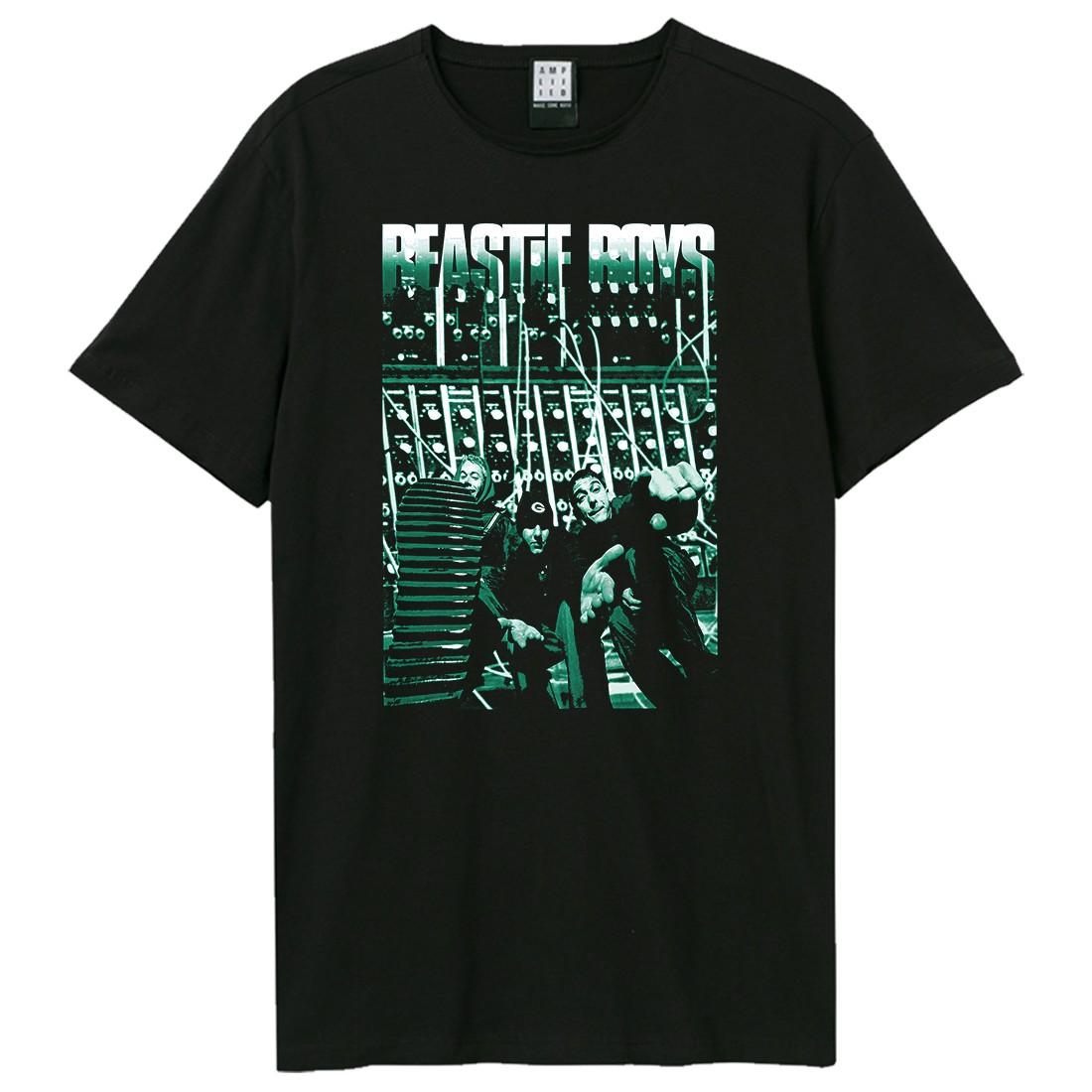 Black - Front - Amplified Unisex Adult Oh My God Beastie Boys T-Shirt
