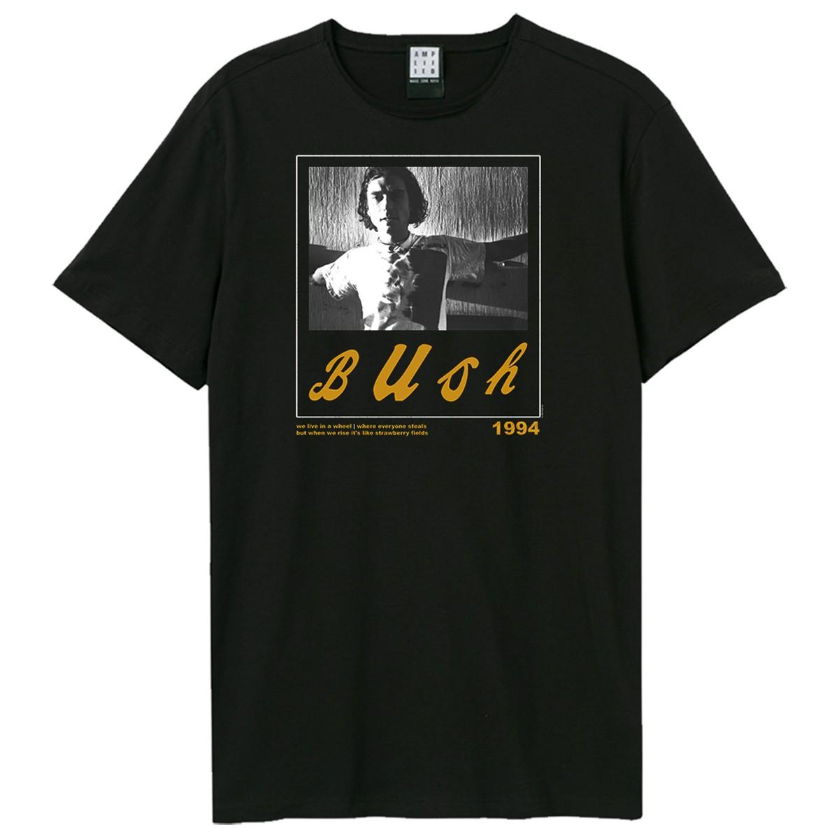 Black - Front - Amplified Unisex Adult 1994 Bush T-Shirt