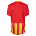 Vermillion-Yellow - Back - Umbro Boys Milan Striped Jersey