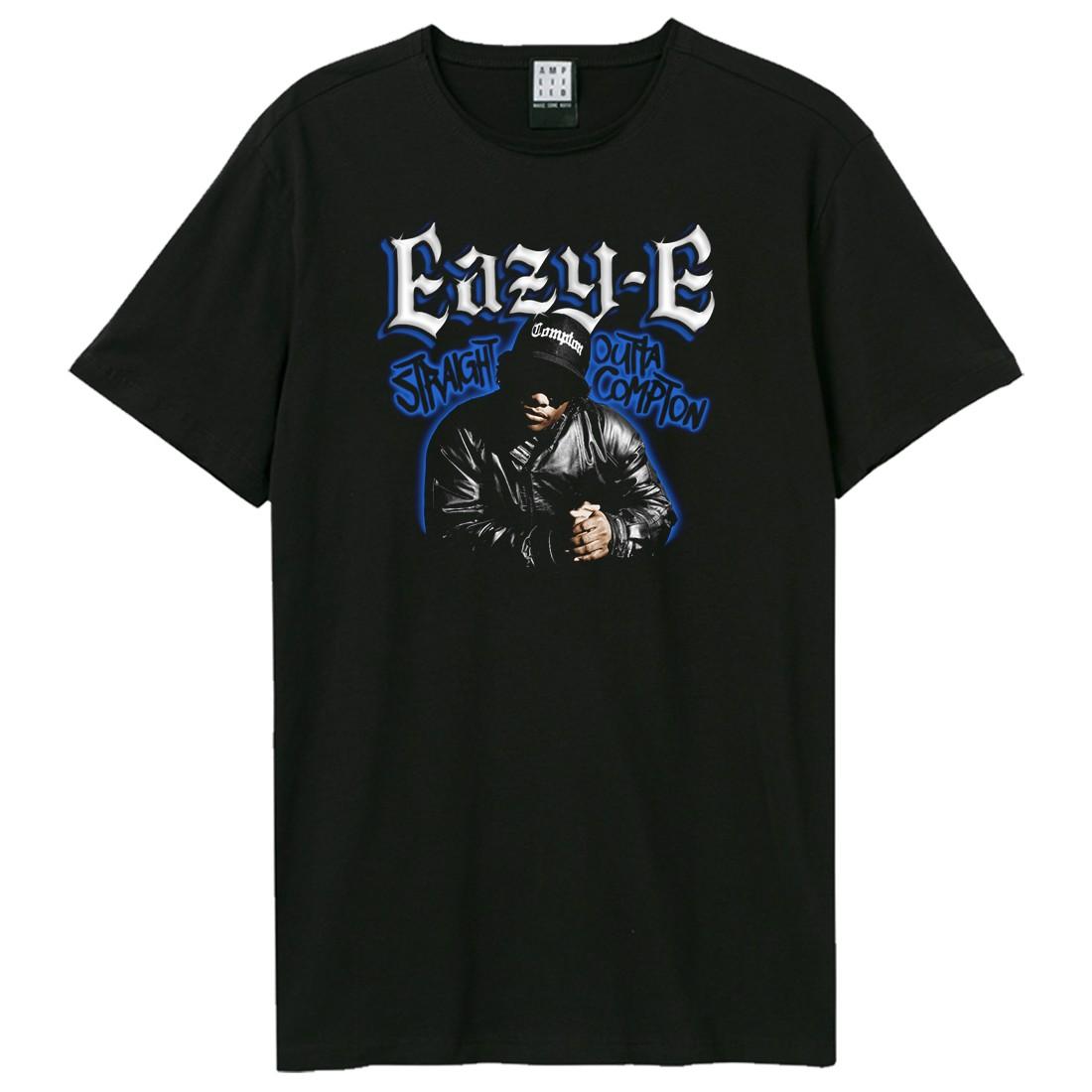 Black - Front - Amplified Unisex Adult Street Art Eazy-E T-Shirt