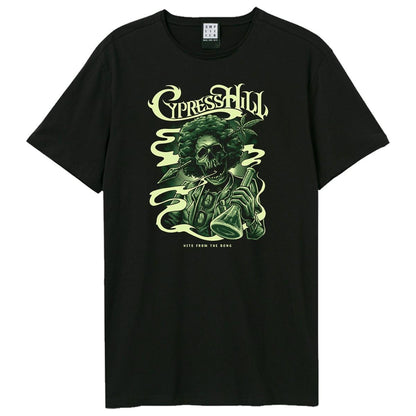 Black - Front - Amplified Unisex Adult Skull Bong Cypress Hill T-Shirt