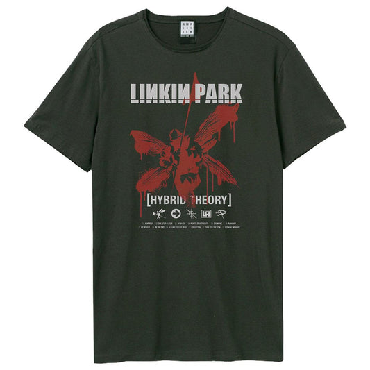 Charcoal - Front - Amplified Unisex Adult Hybrid Theory Linkin Park T-Shirt