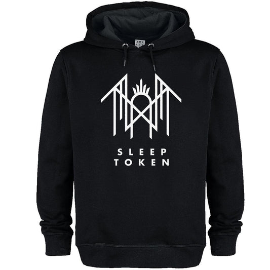Black - Front - Amplified Unisex Adult Crystalina Sleep Token Logo Hoodie