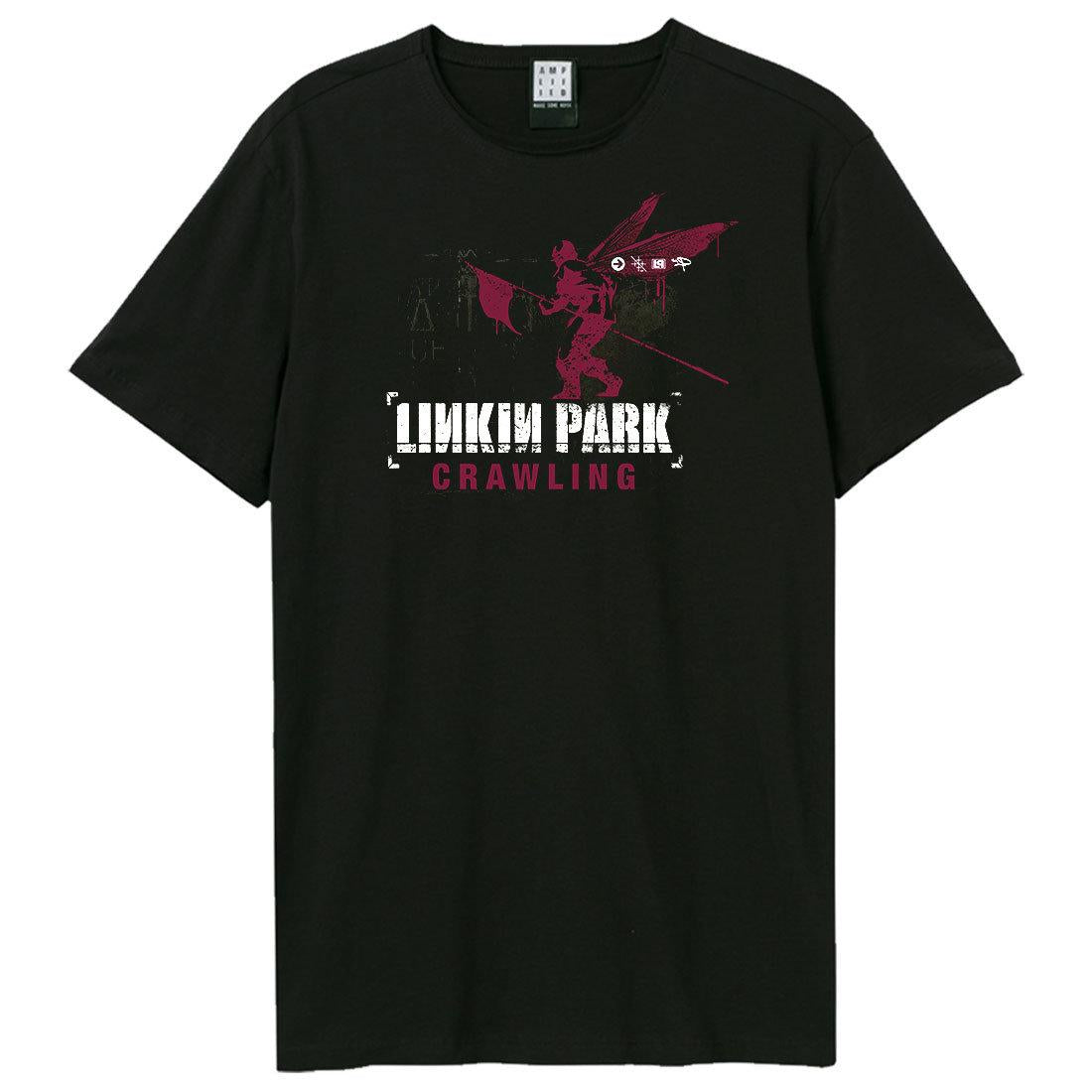 Black - Front - Amplified Unisex Adult Crawling Linkin Park T-Shirt