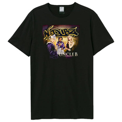 Black - Front - Amplified Unisex Adult Uncle B N Dubz T-Shirt