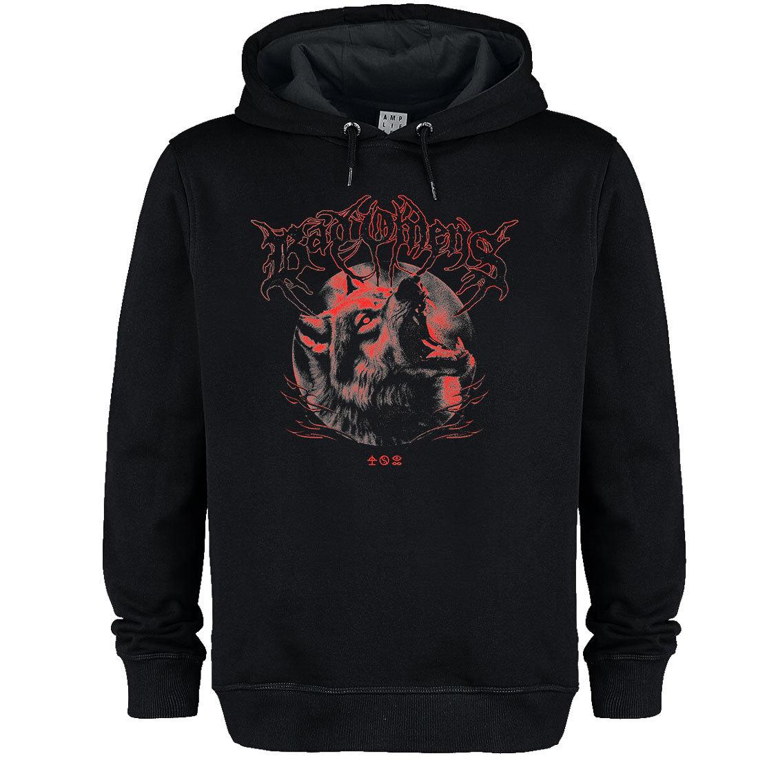 Black - Front - Amplified Unisex Adult Wolf Bad Omens Hoodie