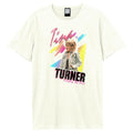 Vintage White - Front - Amplified Unisex Adult The Best 80´s Tina Turner T-Shirt