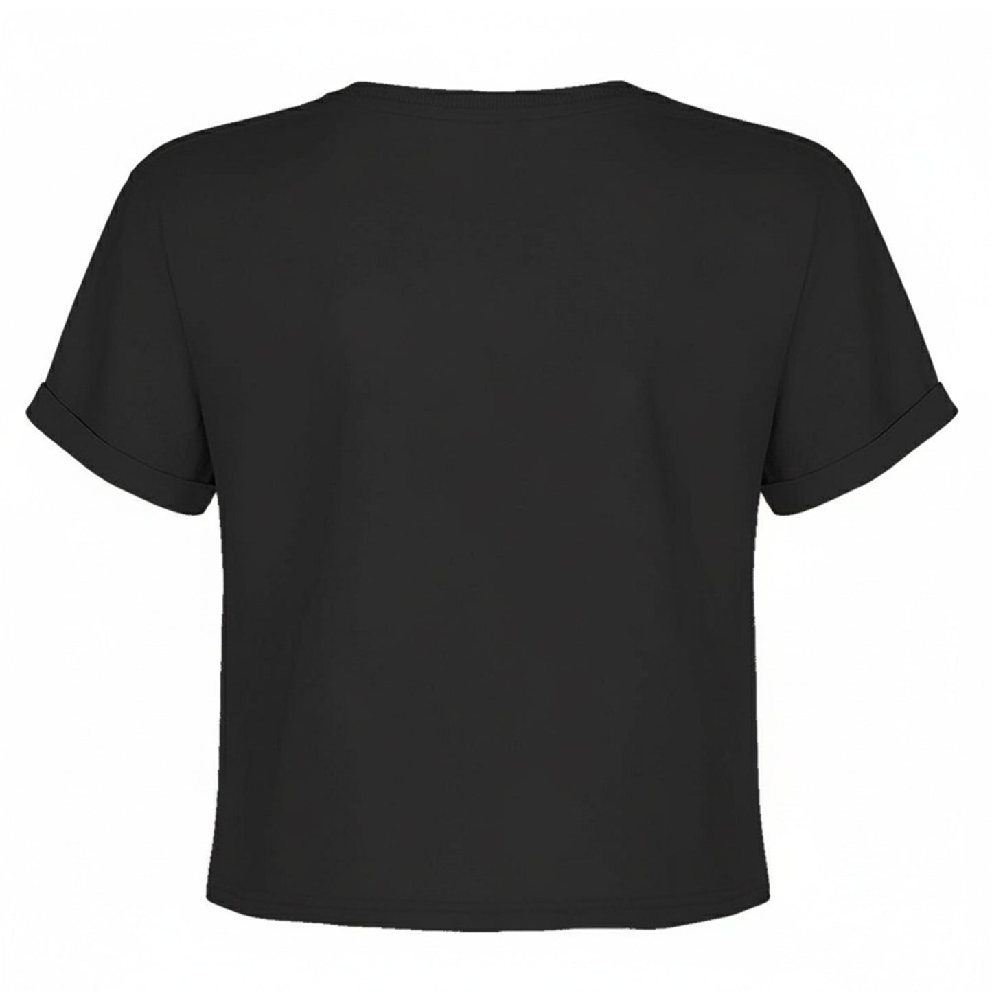 Charcoal - Back - Amplified Womens-Ladies Red In The Face Pierce The Veil Crop Top