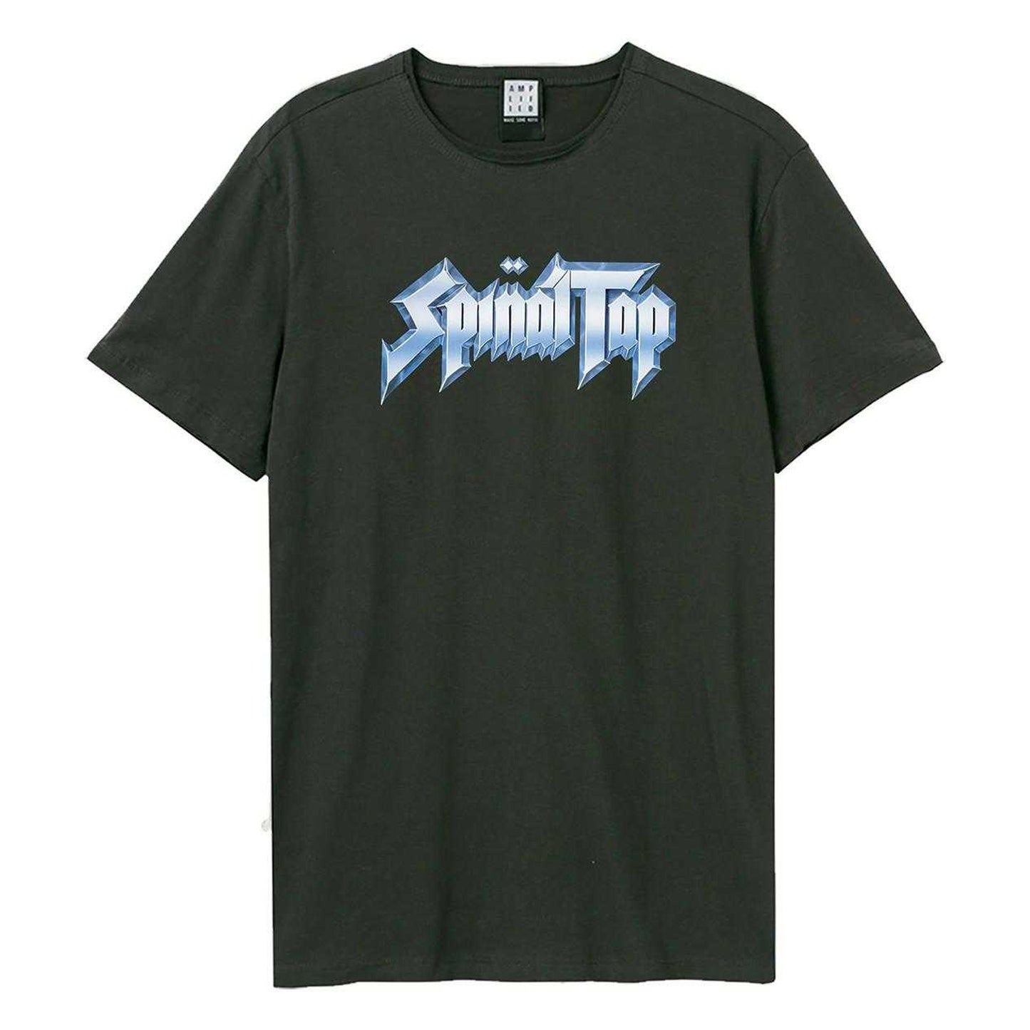 Charcoal - Front - Amplified Unisex Adult Spinal Tap Logo T-Shirt