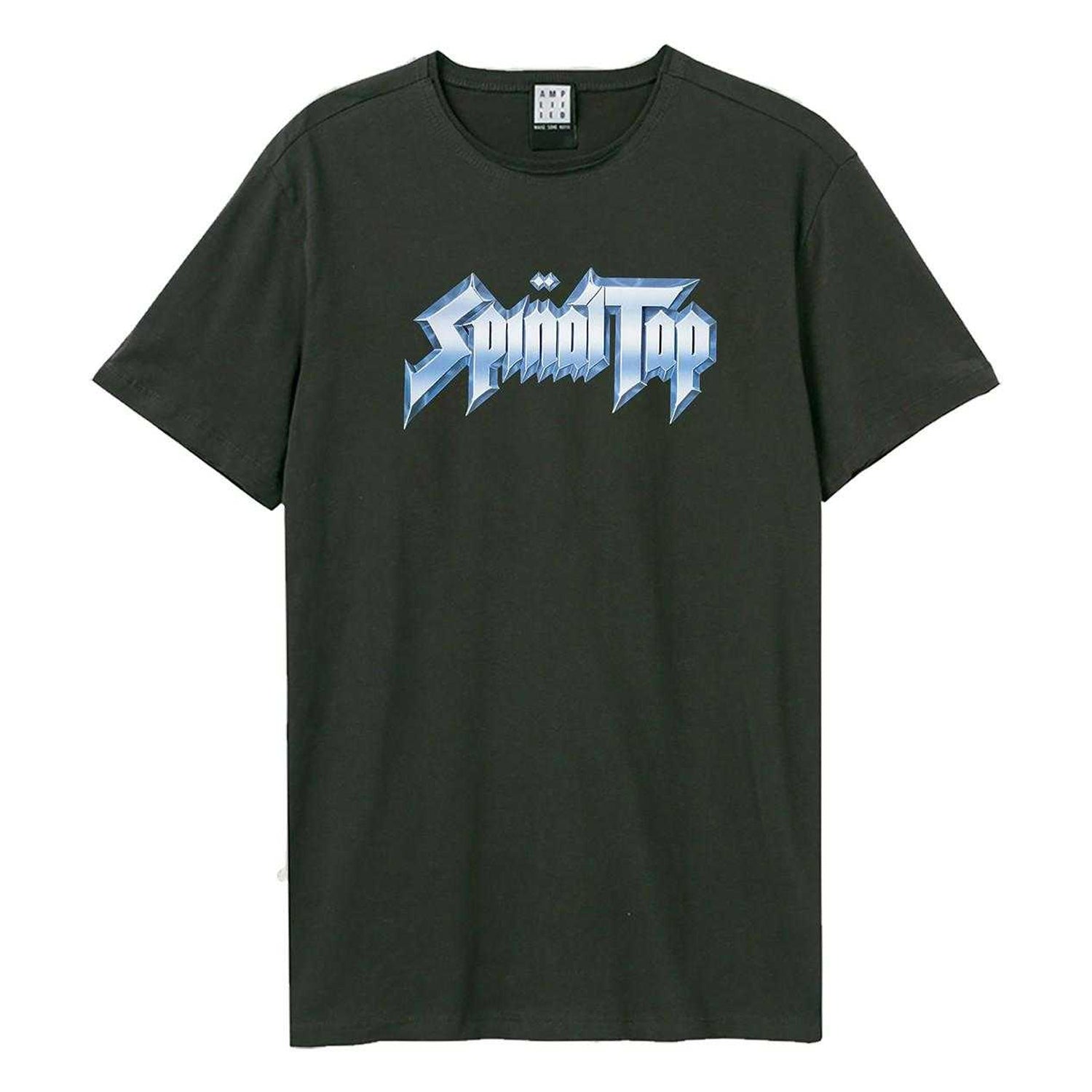 Charcoal - Front - Amplified Unisex Adult Spinal Tap Logo T-Shirt