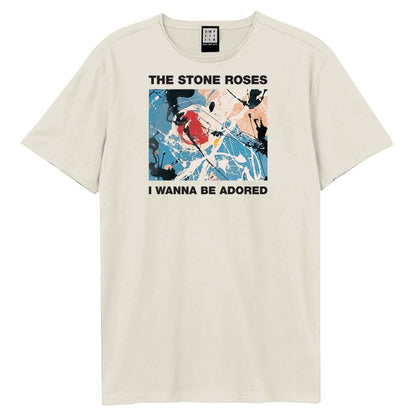 Vintage White - Front - Amplified Unisex Adult I Wanna Be Adored The Stone Roses T-Shirt