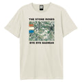 Vintage White - Front - Amplified Unisex Adult Bye Bye Badman The Stone Roses T-Shirt