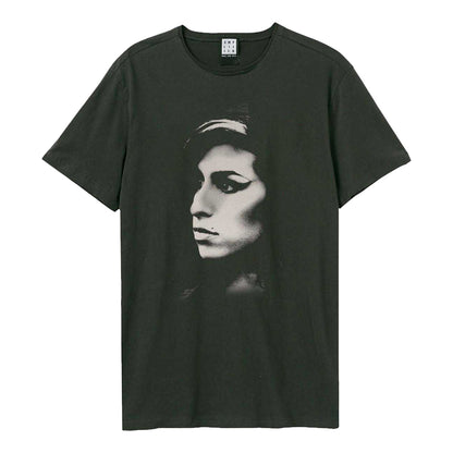 Charcoal - Front - Amplified Unisex Adult Tonal Pose Amy Winehouse T-Shirt