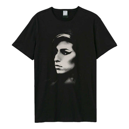 Black - Front - Amplified Unisex Adult Tonal Pose Amy Winehouse T-Shirt