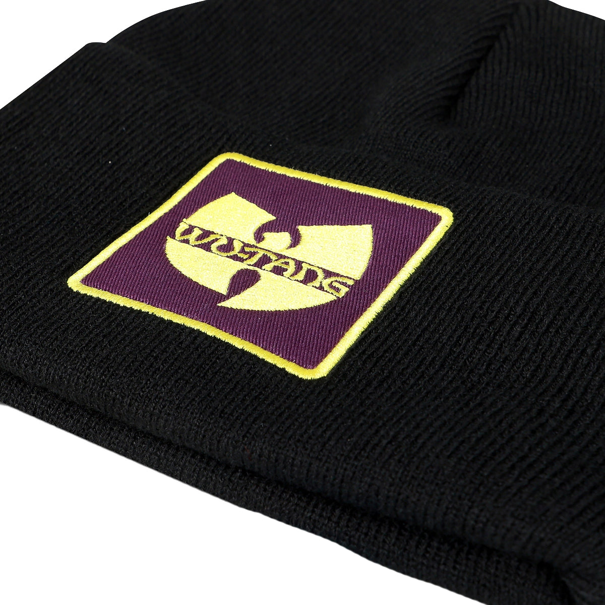 Black - Side - Amplified Wu-Tang Clan Logo Beanie