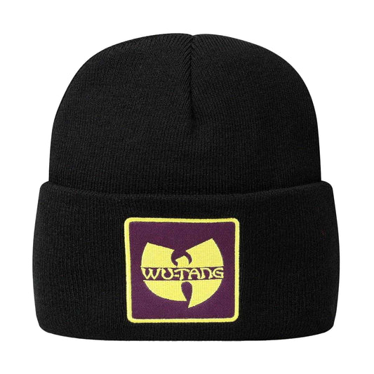 Black - Front - Amplified Wu-Tang Clan Logo Beanie