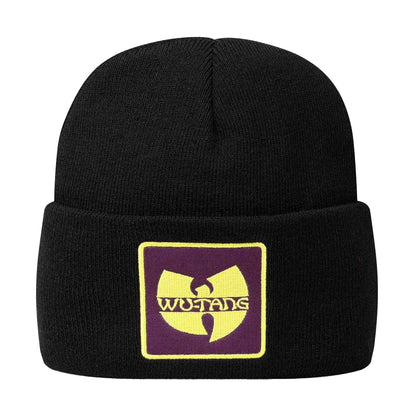 Black - Front - Amplified Wu-Tang Clan Logo Beanie