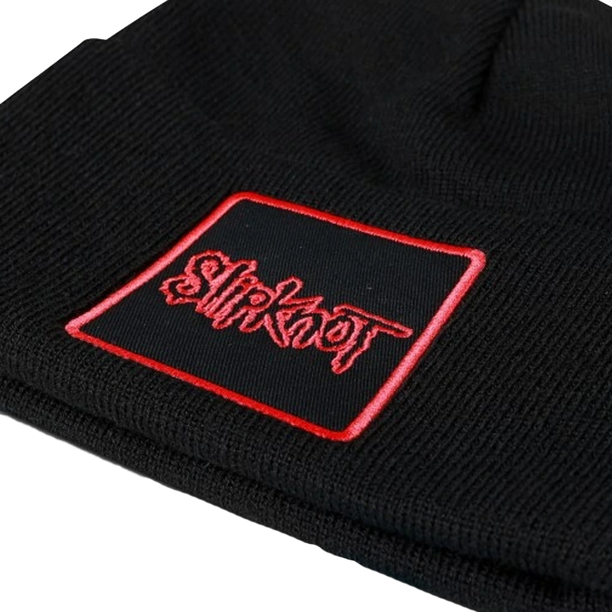 Black - Back - Amplified Slipknot Logo Beanie