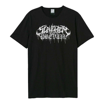 Black - Front - Amplified Unisex Adult Metal Logo Slaughter To Prevail T-Shirt