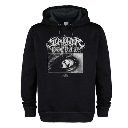 Black - Front - Amplified Unisex Adult 1984 Metal Logo Slaughter To Prevail Hoodie