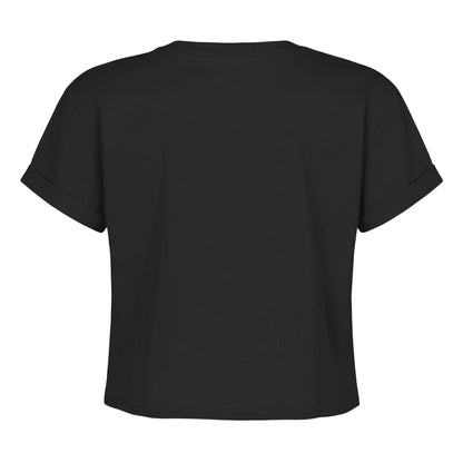 Charcoal - Back - Amplified Womens-Ladies 1984 Metal Logo Slaughter To Prevail Crop Top