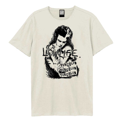 Vintage White - Front - Amplified Unisex Adult Graffiti Yungblud T-Shirt