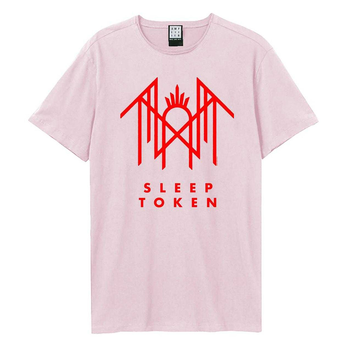 Pink 182 - Front - Amplified Unisex Adult Sleep Token Logo T-Shirt