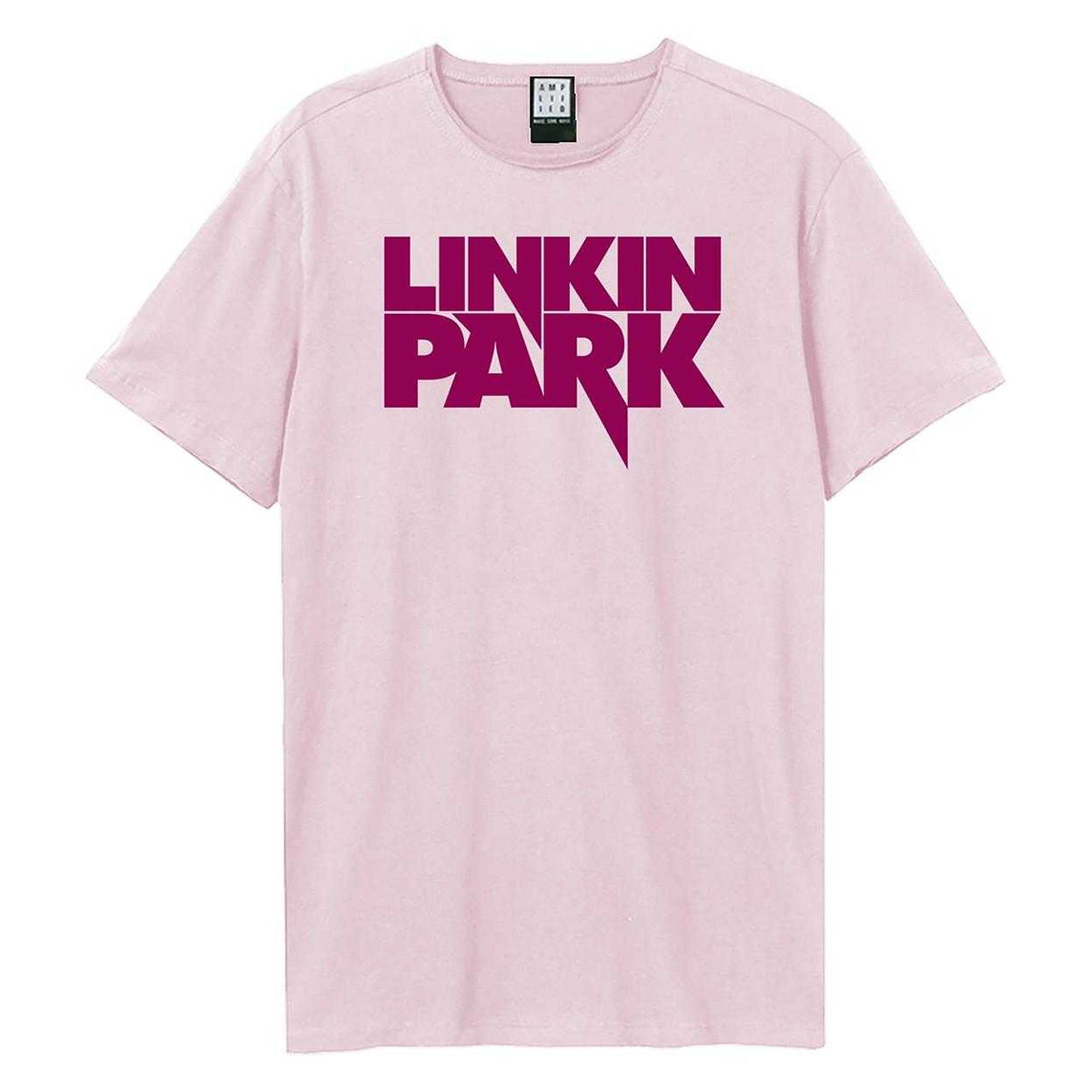Pink 182 - Front - Amplified Unisex Adult Linkin Park Logo T-Shirt