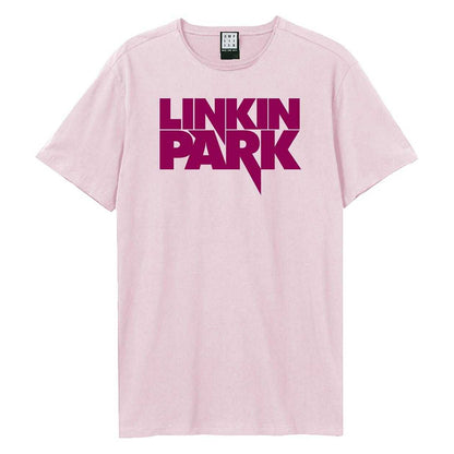 Pink 182 - Front - Amplified Unisex Adult Linkin Park Logo T-Shirt