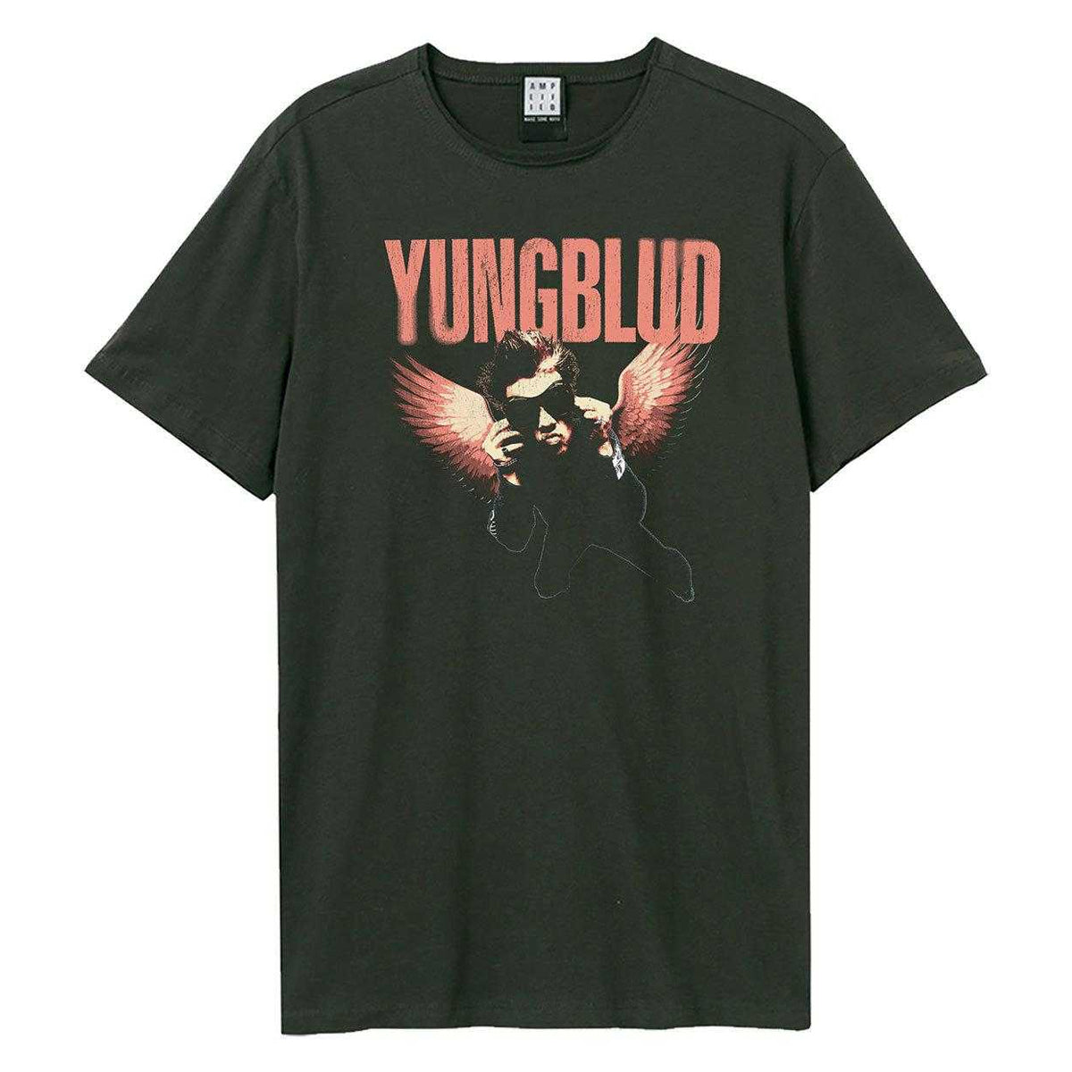 Charcoal - Front - Amplified Unisex Adult Wings Yungblud T-Shirt