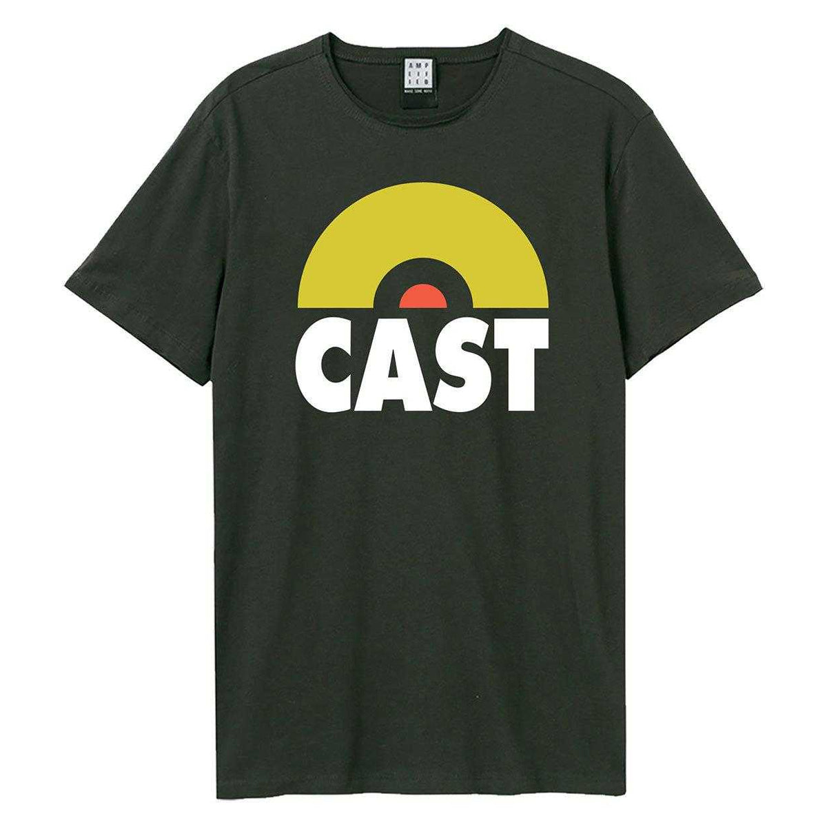 Charcoal - Front - Amplified Unisex Adult Cast Logo T-Shirt