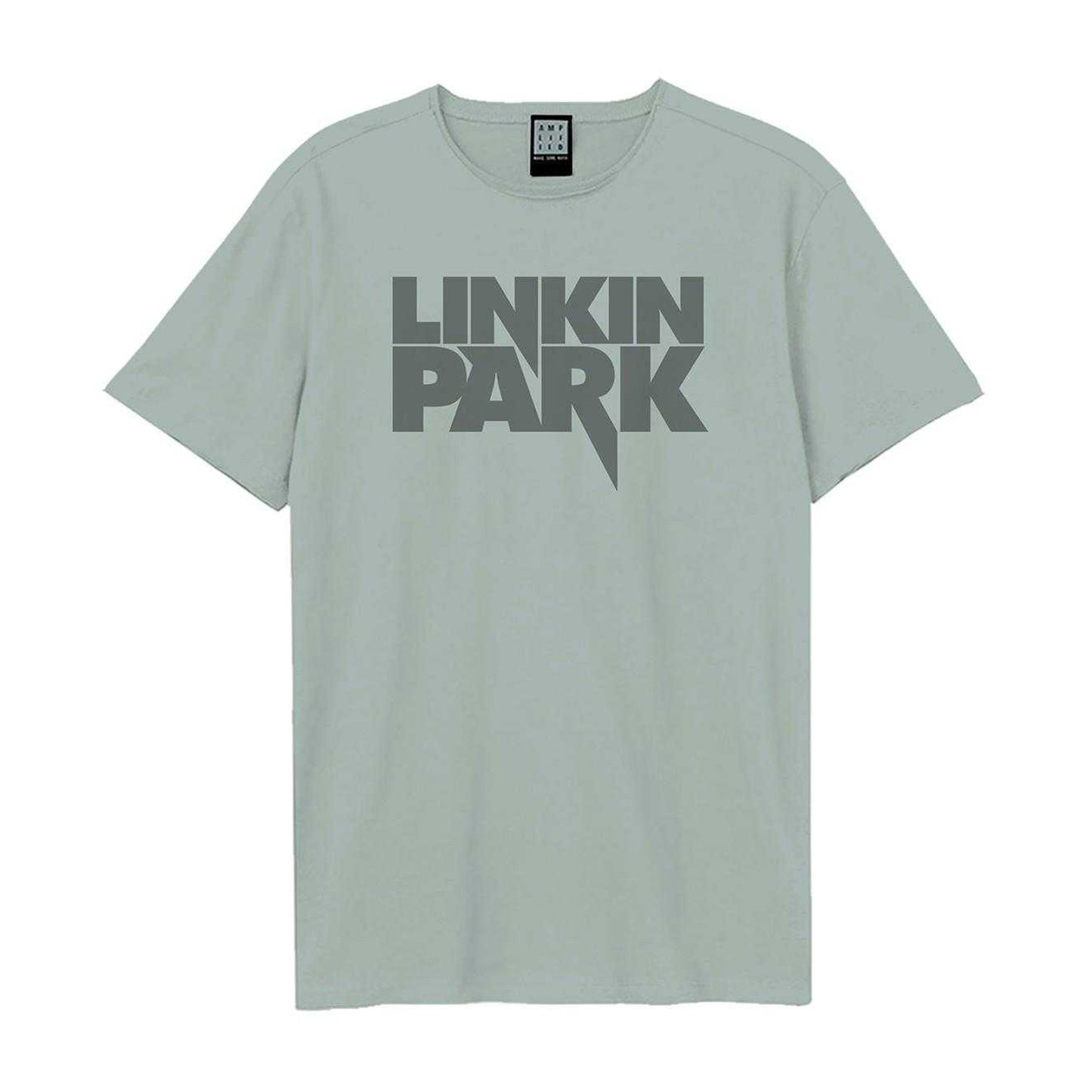 Strange Blue - Front - Amplified Unisex Adult Linkin Park Logo T-Shirt