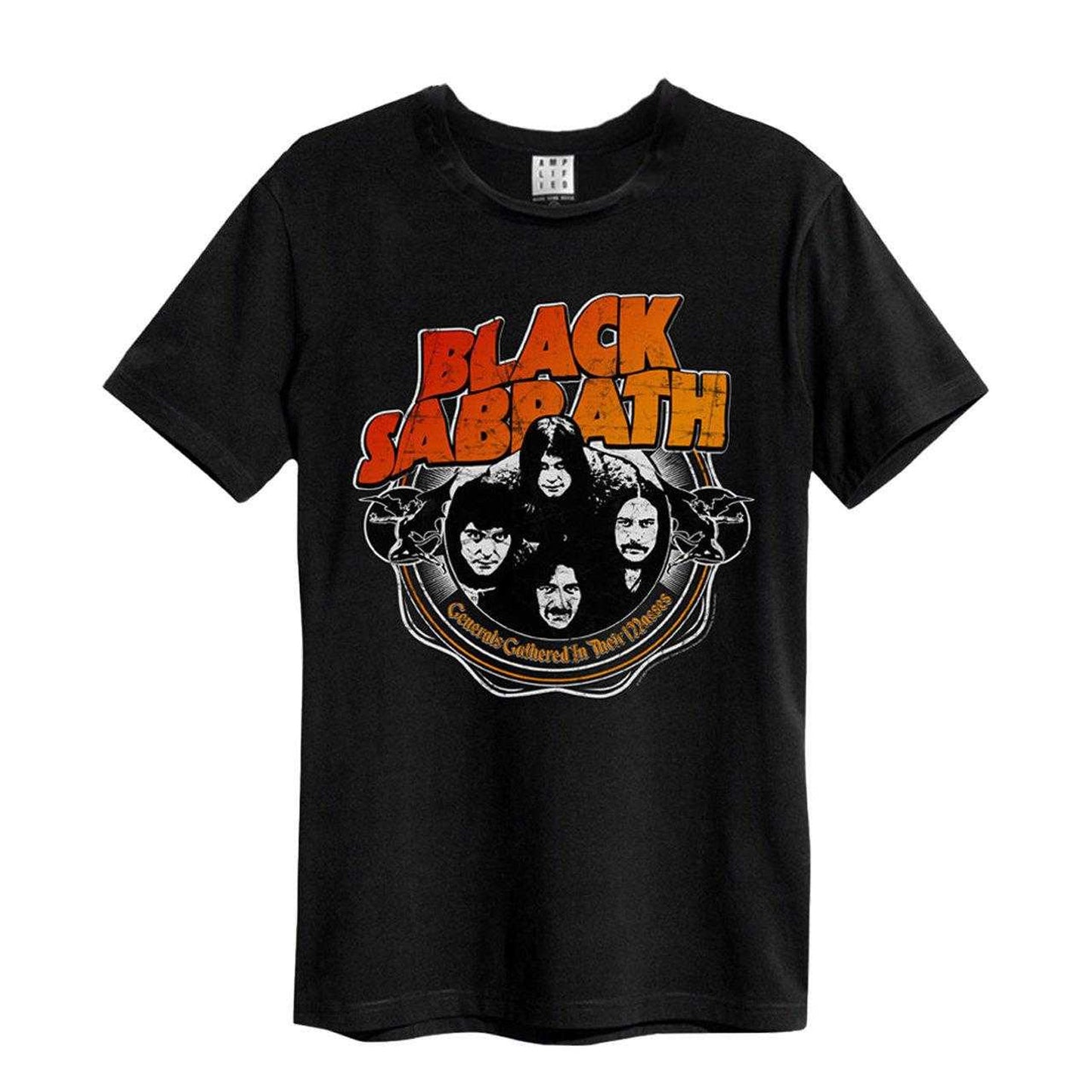 Black - Front - Amplified Unisex Adult War Pig Black Sabbath T-Shirt