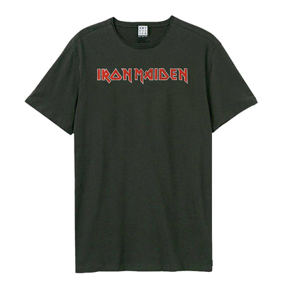 Charcoal - Front - Amplified Unisex Adult Number Of The Beast Iron Maiden T-Shirt