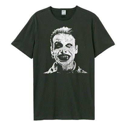 Charcoal - Front - Amplified Unisex Adult Yb Face Yungblud T-Shirt