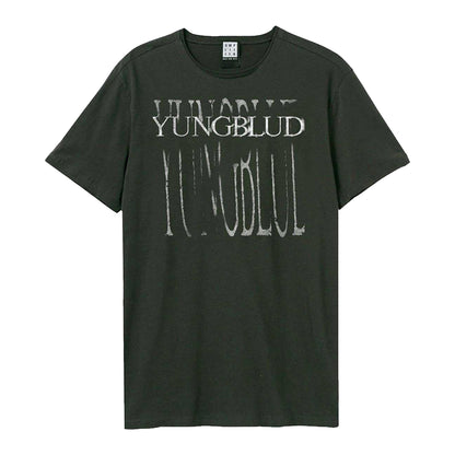 Charcoal - Front - Amplified Unisex Adult Idols Logo Yungblud T-Shirt