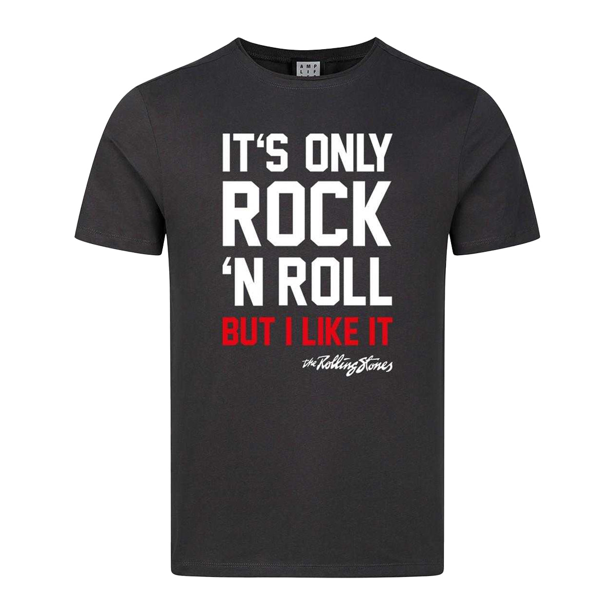 Charcoal - Front - Amplified Unisex Adult It´s Only Rock N Roll The Rolling Stones T-Shirt