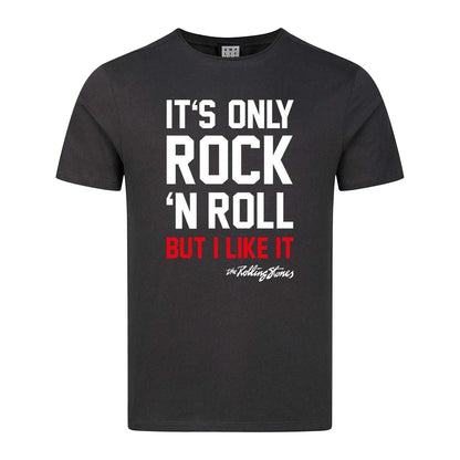 Charcoal - Front - Amplified Unisex Adult It´s Only Rock N Roll The Rolling Stones T-Shirt