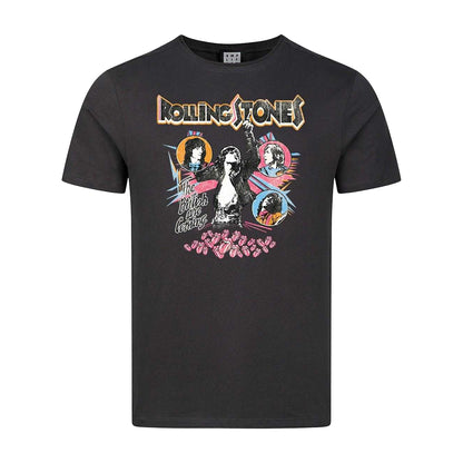 Charcoal - Front - Amplified Unisex Adult British Are Coming The Rolling Stones T-Shirt
