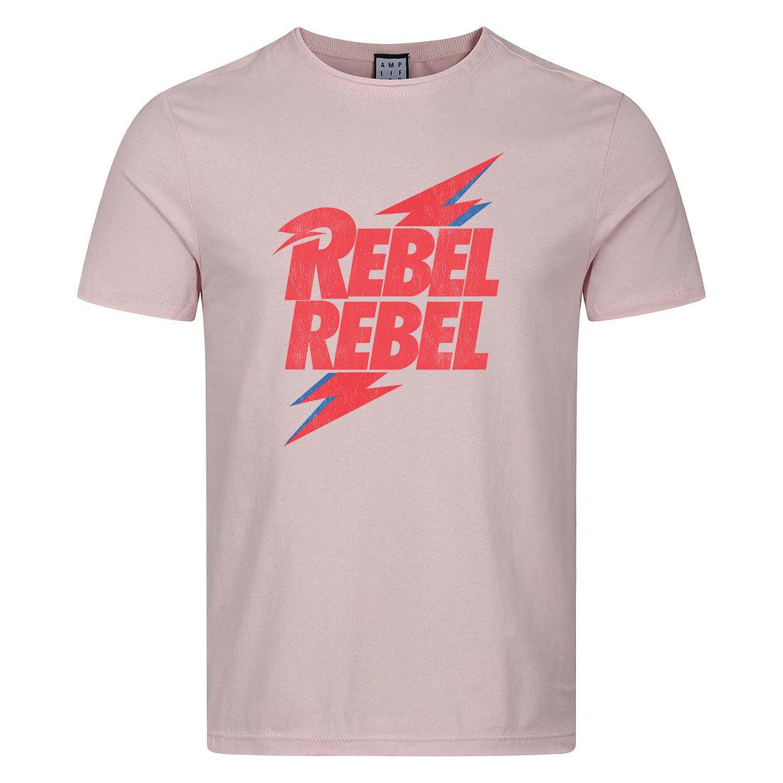 Pink 182 - Front - David Bowie Unisex Adult Rebel Rebel T-Shirt