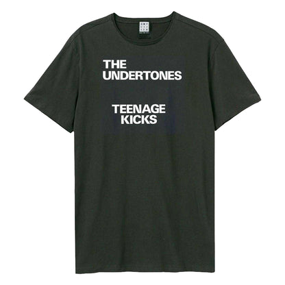 Charcoal - Front - Amplified Unisex Adult Teenage Kicks The Undertones T-Shirt