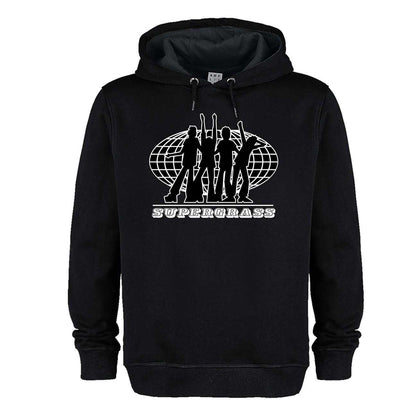 Black - Front - Amplified Unisex Adult Supergrass 25th Anniversary Hoodie