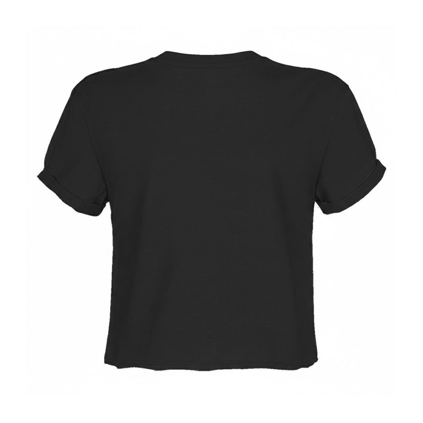 Charcoal - Back - Amplified Womens-Ladies Supergrass Crop Top