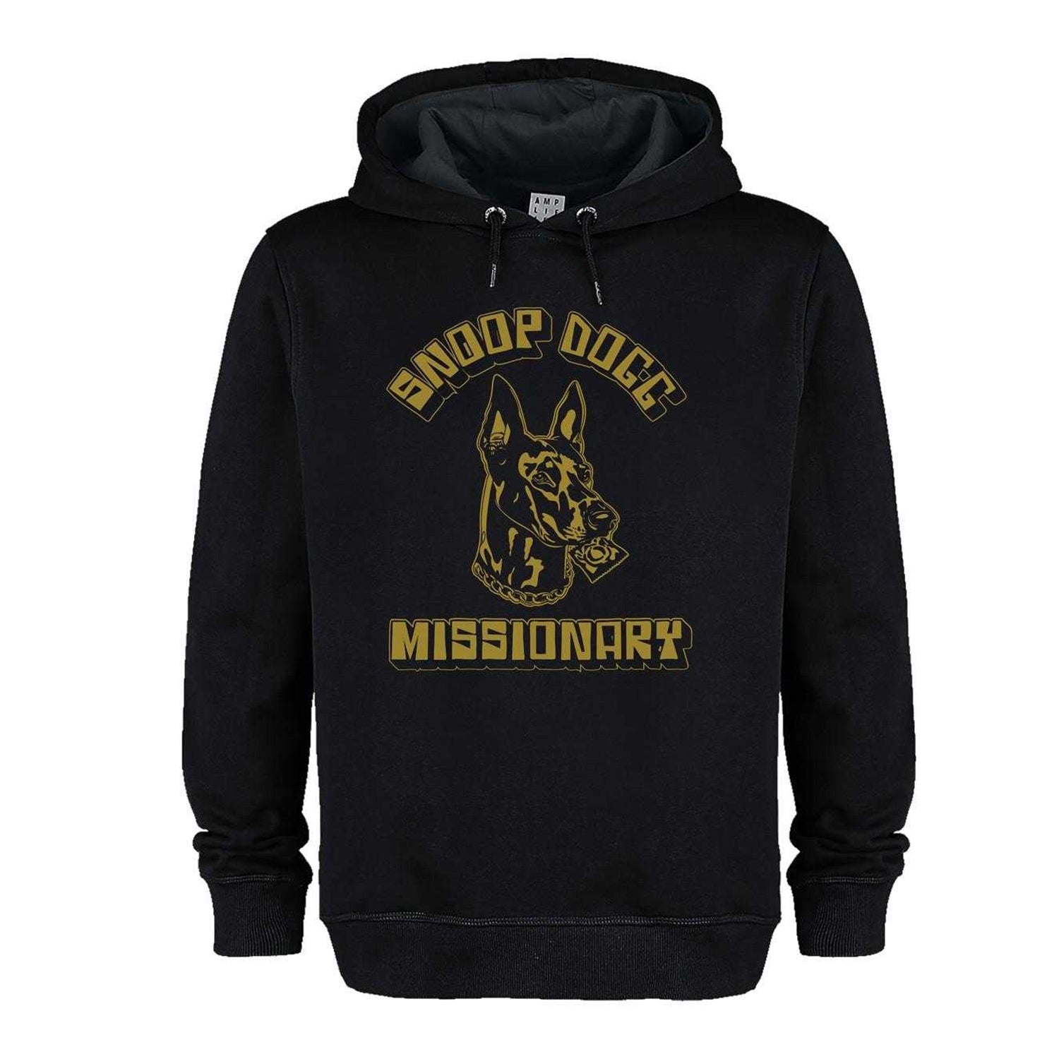 Black - Front - Amplified Unisex Adult Missionary Snoop Dogg Hoodie