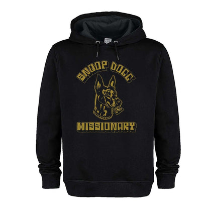 Black - Front - Amplified Unisex Adult Missionary Snoop Dogg Hoodie